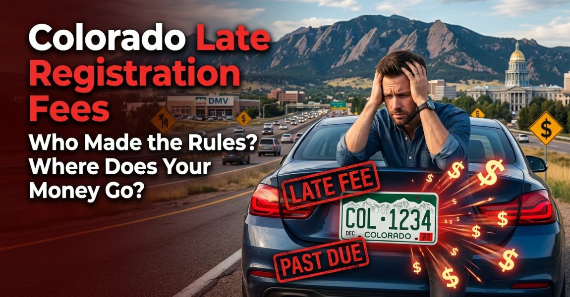 Late Vehicle Registration Fees in Colorado