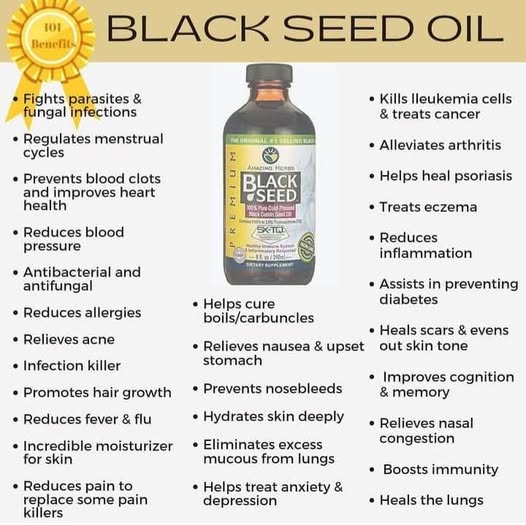 Potential benefits of Blackseed oil
