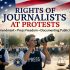 Journalists covering protests in the U.S