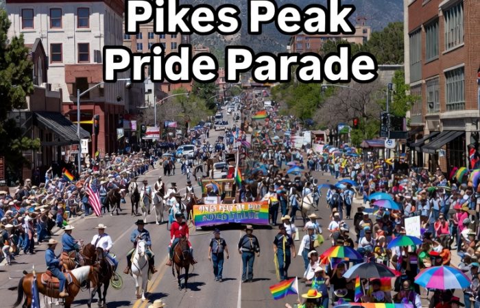 Pikes Peak or Bust Rodeo Parade vs. Pikes Peak Pride Parade