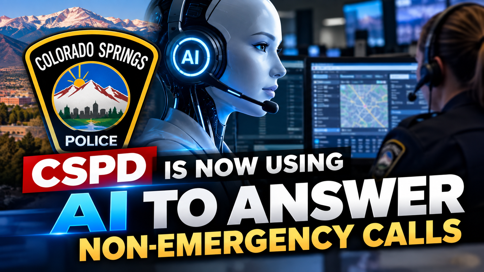 CSPD IS NOW USING AI TO ANSWER NON-EMERGENCY CALLS