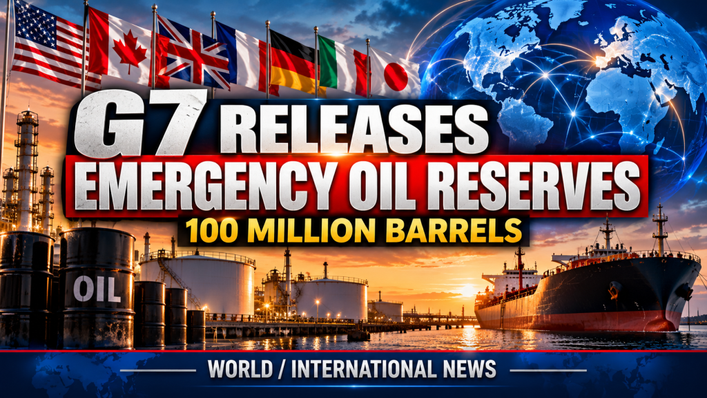 A major international move on energy: G7 countries have agreed to tap emergency oil and diesel reserves. Here's what's happening and why it could matter to American consumers.